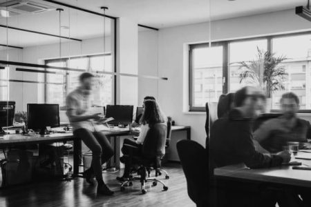 Businesspeople at work